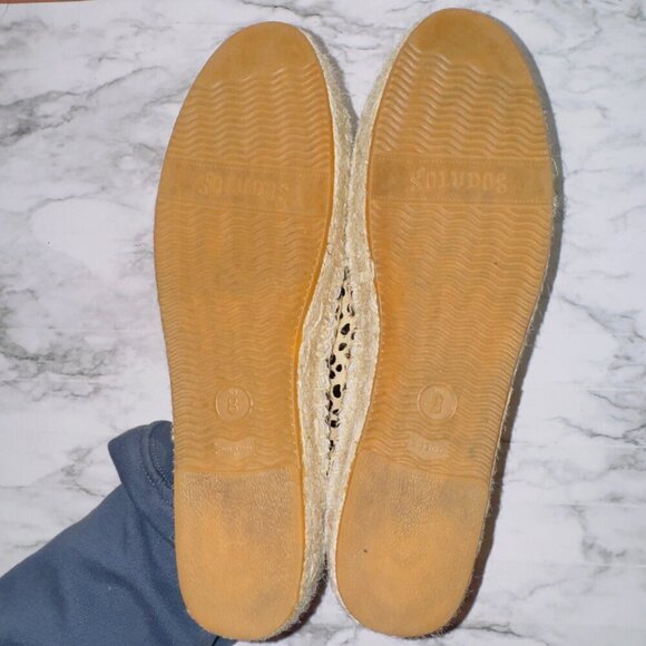 Soludos Women's Animal Print Slip On platform Espadrille Shoes size US 8 - Picture 7 of 10